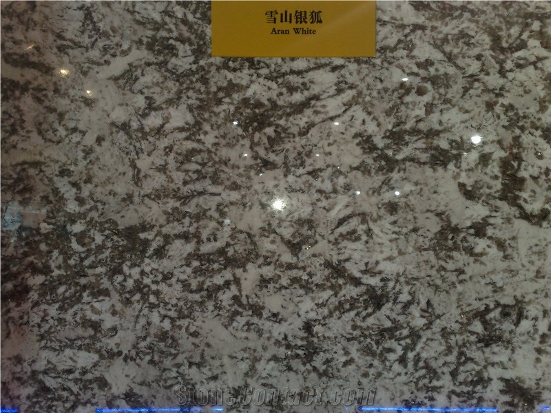 Aran White Granite Slabs & Tiles, Brazil Grey Granite