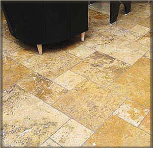 Yellow Travertine Floor Tiles