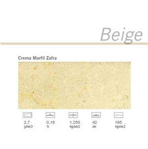 Crema Marfil Zafra Marble Slabs & Tiles, Spain Beige Marble