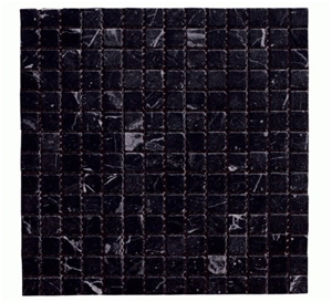 Black Marble Mosaic Tumbled Mm-3316