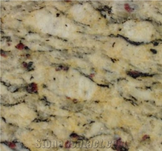 Giallo Santa Cecilia Granite Slabs & Tiles, Brazil Yellow Granite