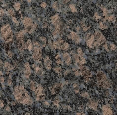 Sapphire Brown Granite Slabs & Tiles, India Brown Granite