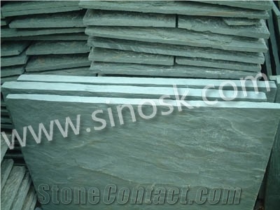 China Green Slate Tiles