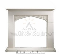 UK Style Marble Fireplace Mantel