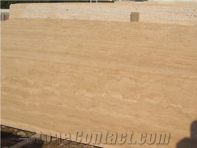 Travertino Classico Travertine Slab, Italy Beige Travertine