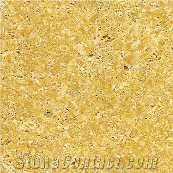 Amarillo Fosil Limestone Slabs & Tiles, Spain Yellow Limestone