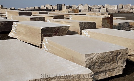 Indiana Limestone Block Slabs & Tiles, United States Beige Limestone