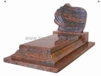 Multicolor Red Granite Tombstone-2
