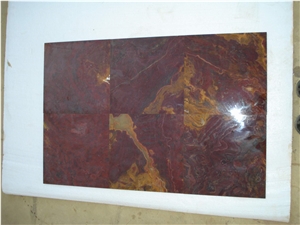 MULTI COLOR RED ONYX TILES
