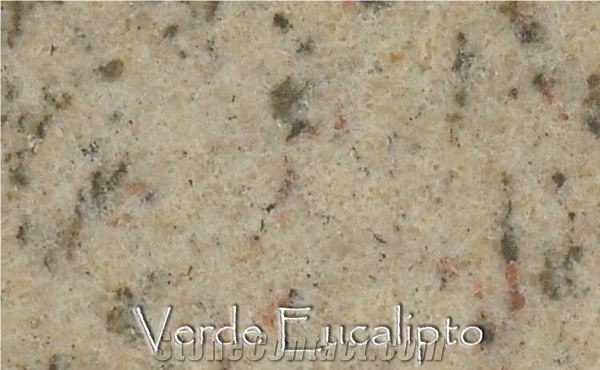 Verde Eucalipto Granite Tile, Brazil Green Granite