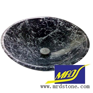 Black Marble Wash Basin (Mrd-975)