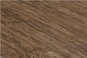 Walnut Veincut Travertine Tiles, Turkey Brown Travertine