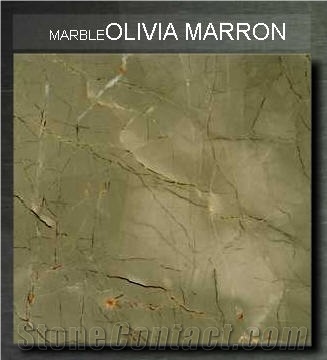 Olivia Marron Marble Slabs & Tiles, Egypt Brown Marble