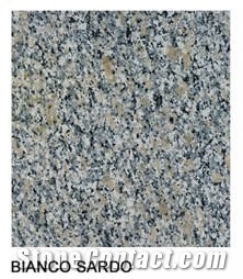 Bianco Sardo Granite Slabs & Tiles, Italy White Granite