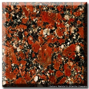 Rosso Santiago Granite Slabs & Tiles, Ukraine Red Granite