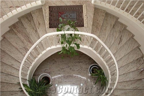 Shivakasi Ivory Granite Stairs and Steps