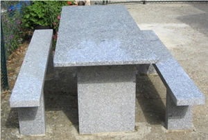 Grey Granite Benches
