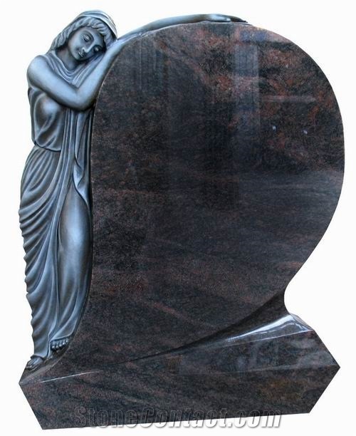 Colored Drawing Tombstone CH003 from China