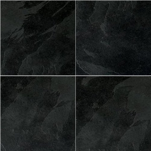 Black Riven Slate Tiles