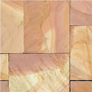 Modak Sandstone Versailles Patterns Tile, India Brown Sandstone