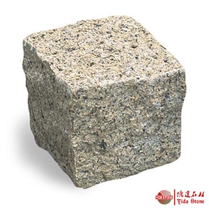 China Yellow Cube Stone