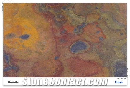 Jack Multicolor Slate Slabs & Tiles