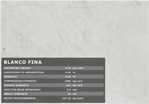 Blanco Fina Marble Tile,White Marble