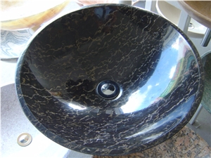 Portoro Gold Marble Sinks