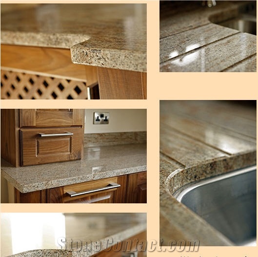 Incas Gold Granite Kitchen Counter Top