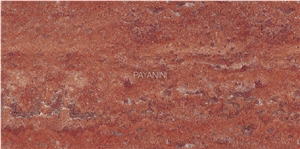 Travertino Rosso Travertine Tile, Iran Red Travertine