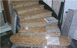 Yellow Granite Stairs & Steps