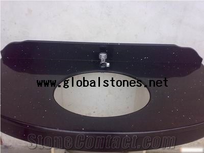 Shanxi Sesame Black Granite Vanity Top Yhxa001