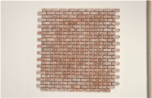 Turkish Brown Travertine Mosaic