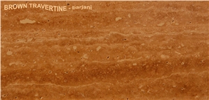 Brown Travertine Slabs & Tiles, Arachnis Brown Travertine
