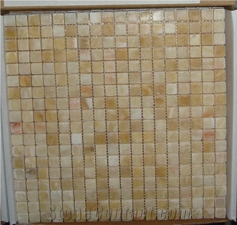 Travertine and Marble Mosaic Tile
