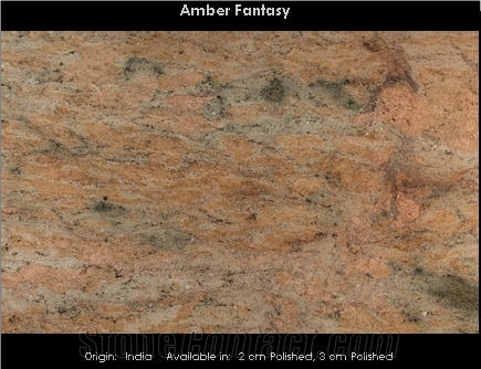 Amber Fantasy Granite Slabs & Tiles