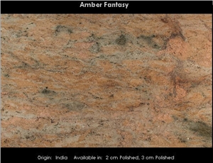 Amber Fantasy Granite Slabs & Tiles