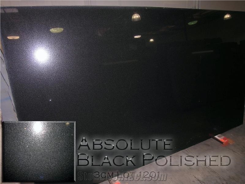 Absolute Black Granite Polished 3cm Slabs