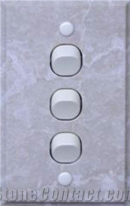 Marble Light Switches, White Marble Home Decor