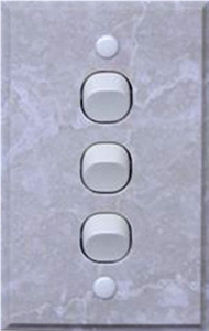 Marble Light Switches, White Marble Home Decor
