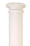 White Cylindrical Column