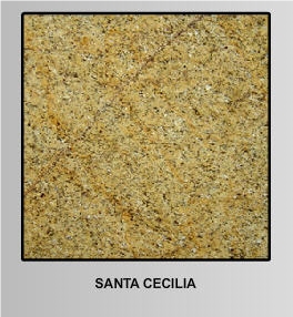 Santa Cecilia Granite Slabs & Tiles, Brazil Yellow Granite