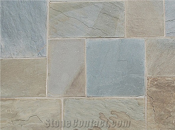 Bluestone Cut Pattern Tile