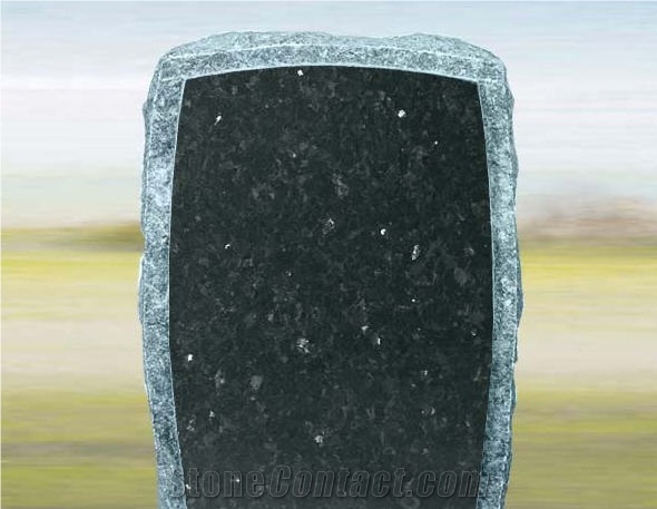 Labrador Pearl Granite Gravestone