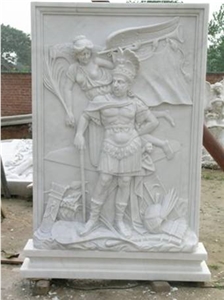 White Marble Relief