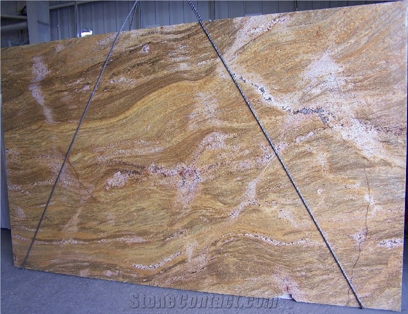 Juparana Copper Granite Slabs