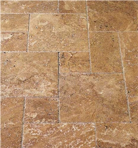 Noce Travertine Pattern Slabs & Tiles, Turkey Brown Travertine