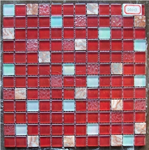 Red Glass Mosaic