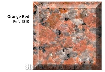 Orange Red Granite Slabs & Tiles