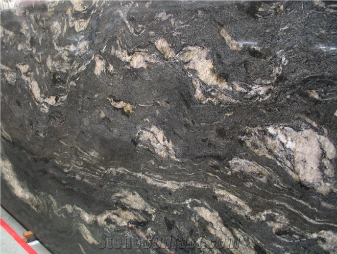 Black Cosmic Granite Slabs & Tiles, Brazil Black Granite